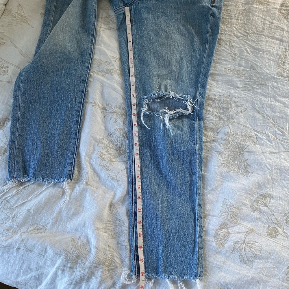 Maternity Over-the-Belly Perfect Vintage Jeans in Coney Wash - Picture 4 of 7